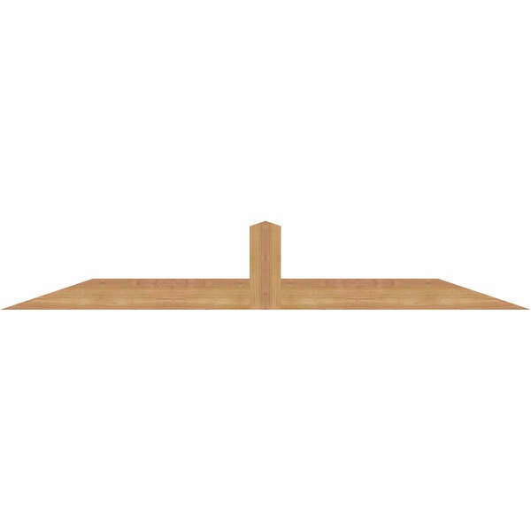 Ekena Millwork Portland Smooth Timber Gable Bracket, Western Red Cedar, 60"W x 10"H x 1 1/2"D x 3 1/2"F, 4/12 Pitch GBW060X10X0204POR00SWR - main